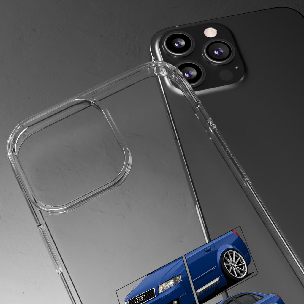 BLUE AUDI A4 B6 PHONE CASES