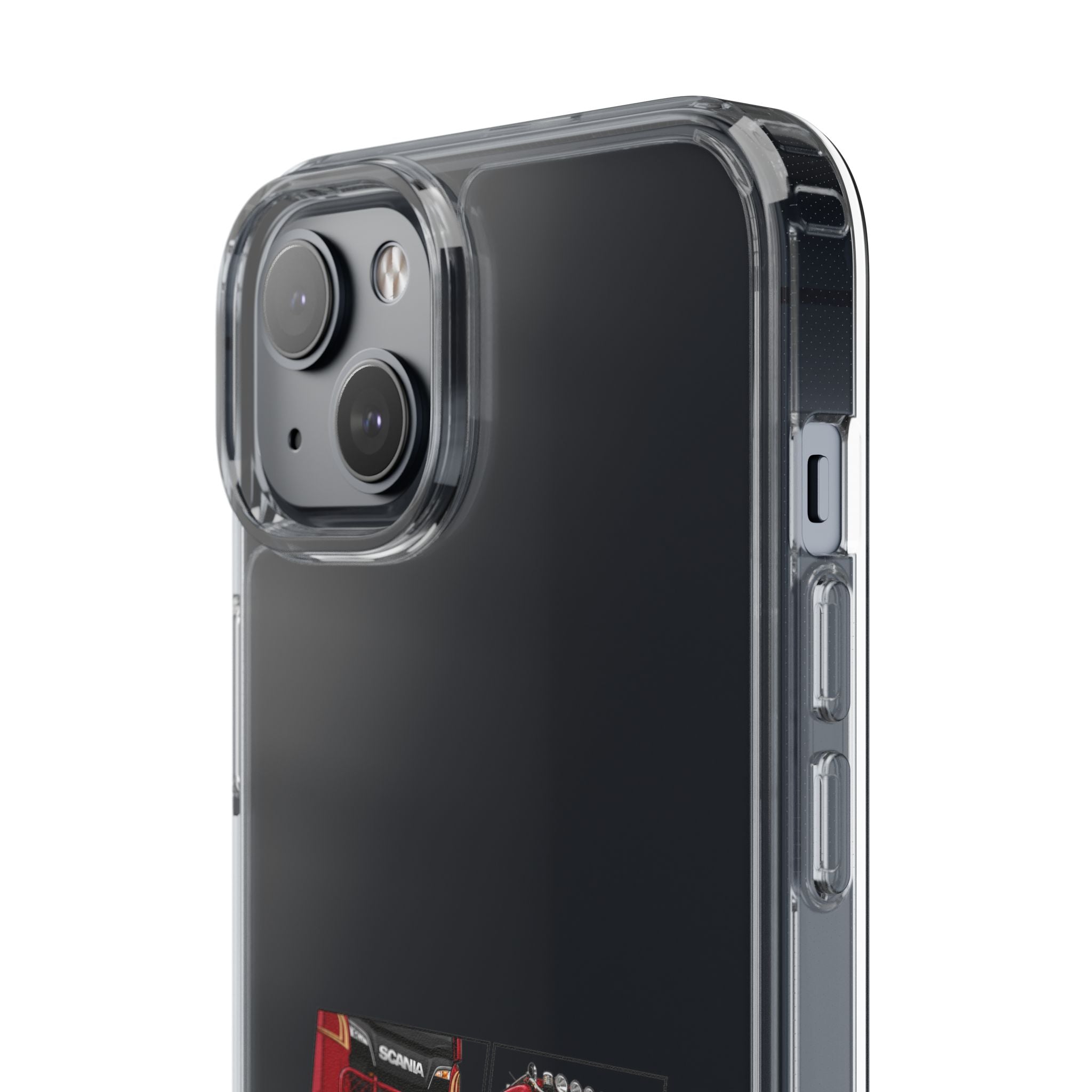 2 RED SCANIA S-SERIES PHONE CASES