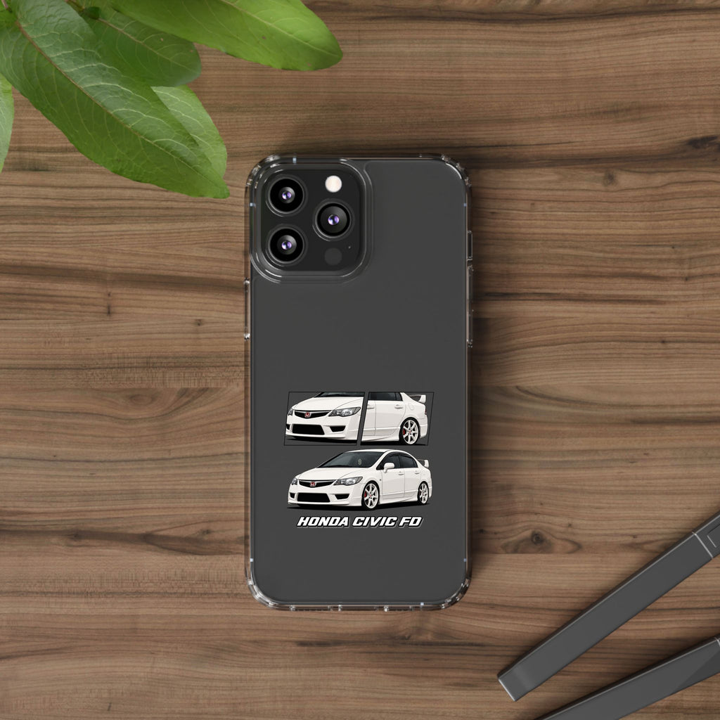 WHITE CIVIC FD PHONE CASES