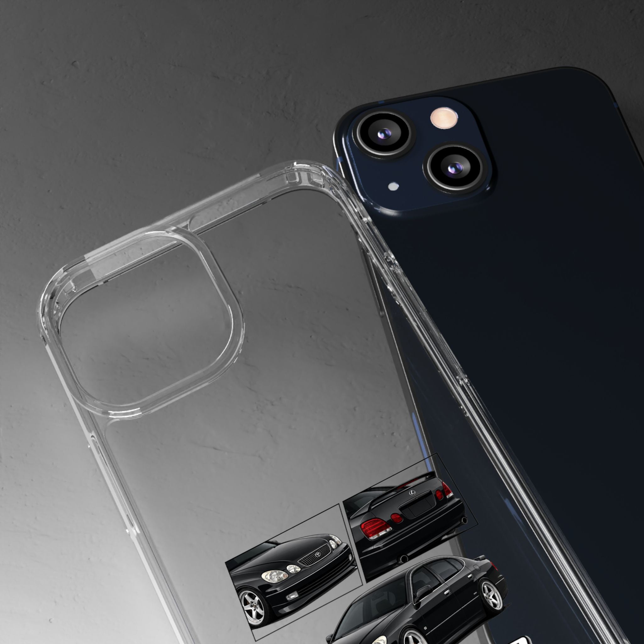 BLACK TOYOTA ARISTO PHONE CASES