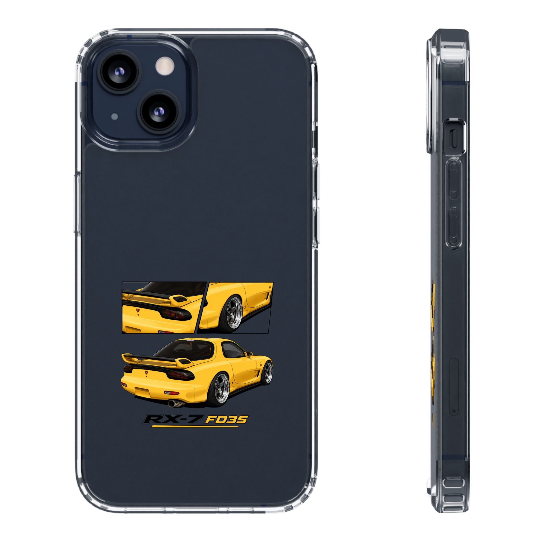 YELLOW MAZDA RX7 PHONE CASES