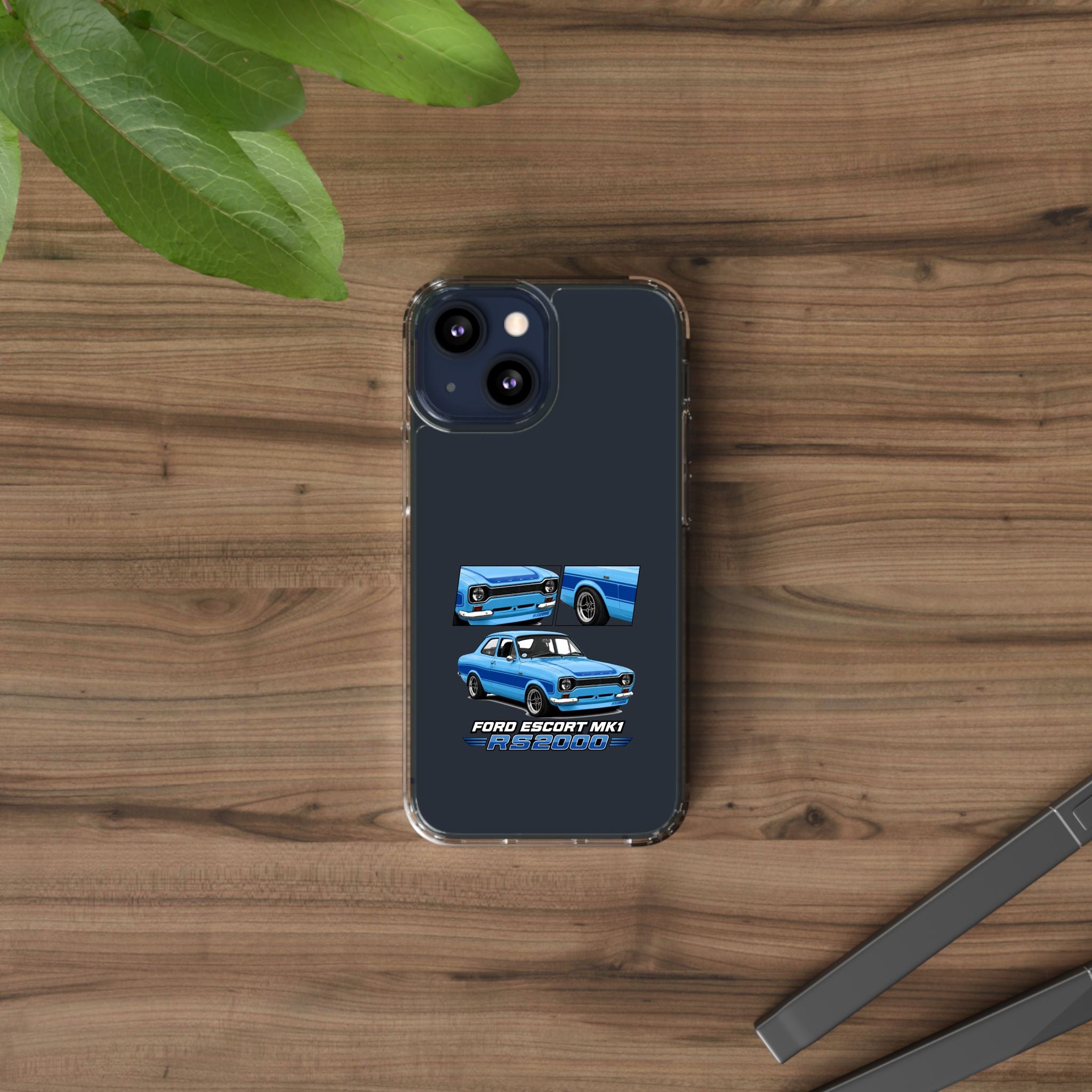 BLUE FORD ESCORT MK1 RS2000 PHONE CASES