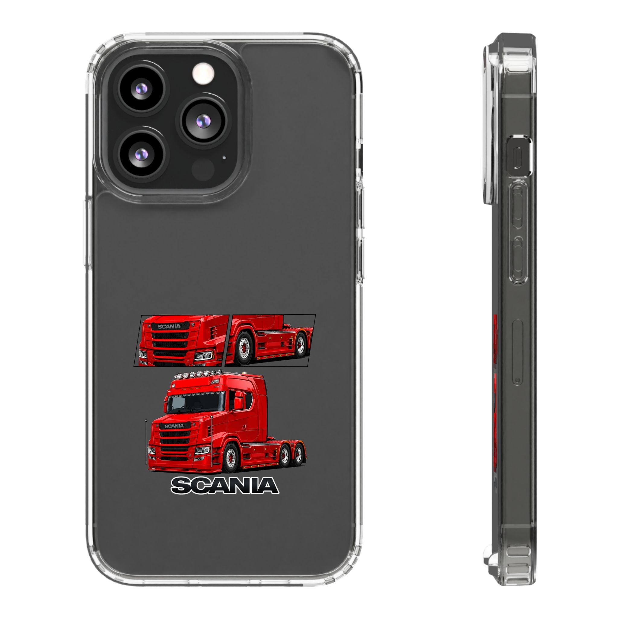 RED SCANIA T-CAB PHONE CASES