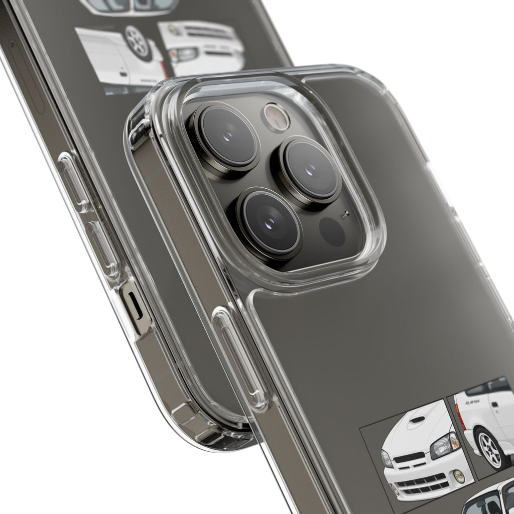 WHITE TOYOTA GLANZA PHONE CASES