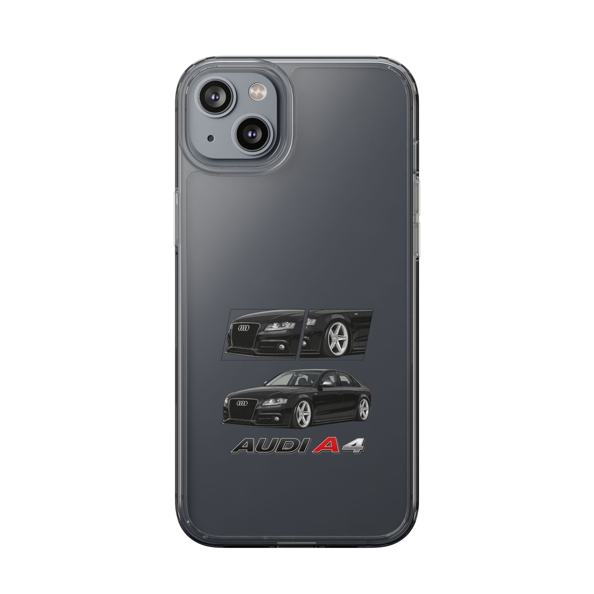BLACK B8 AUDI A4 PHONE CASES