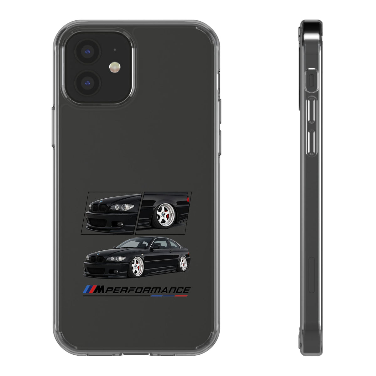 BLACK BMW E46 PHONE CASES