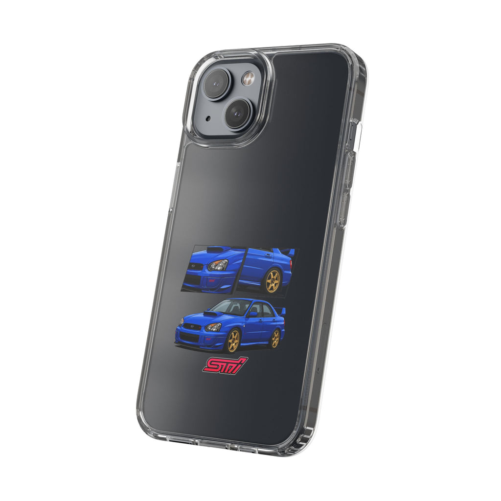 BLUE IMPREZA STI PHONE CASES