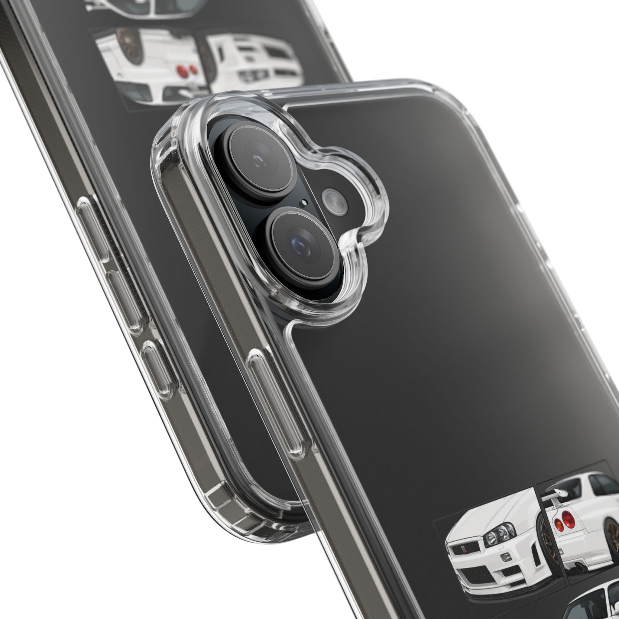WHITE R34 GTR PHONE CASES