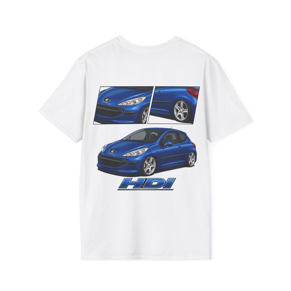 BLUE PEUGEOT 207 T-SHIRT