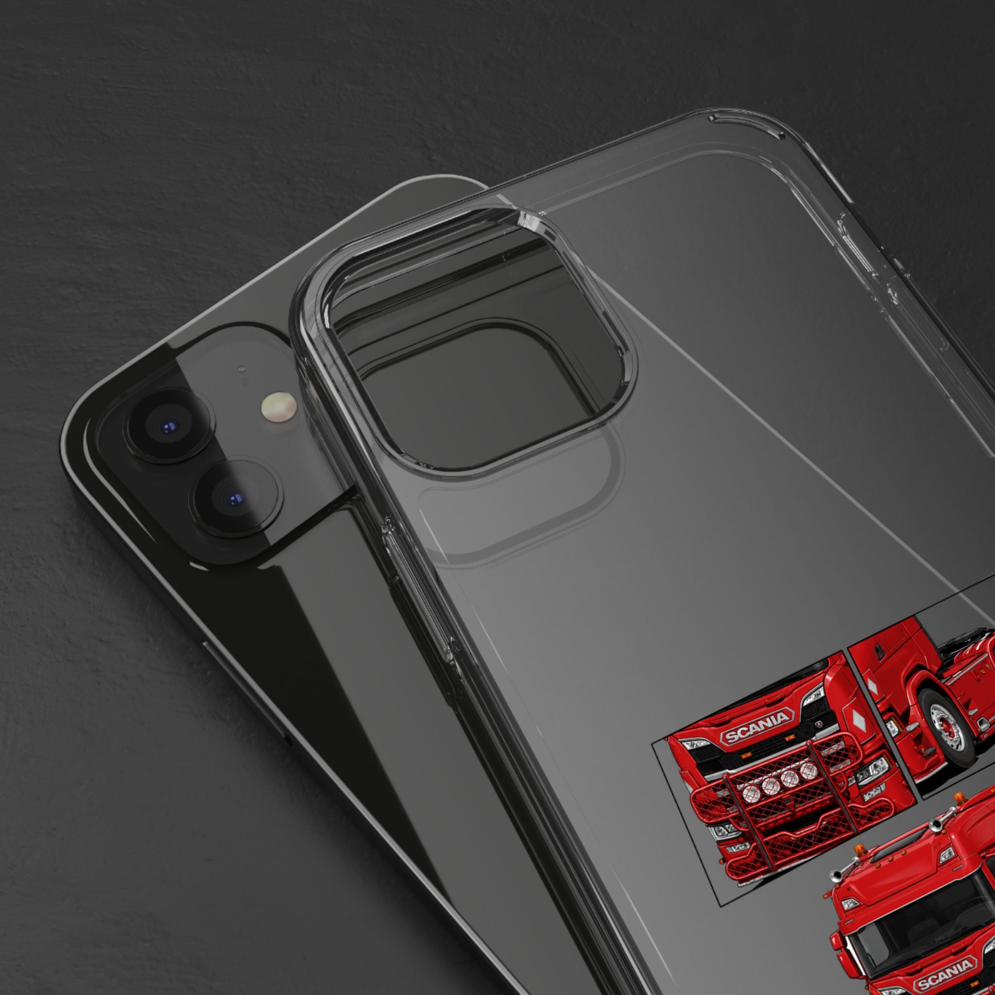 RED SCANIA S-SERIES PHONE CASES