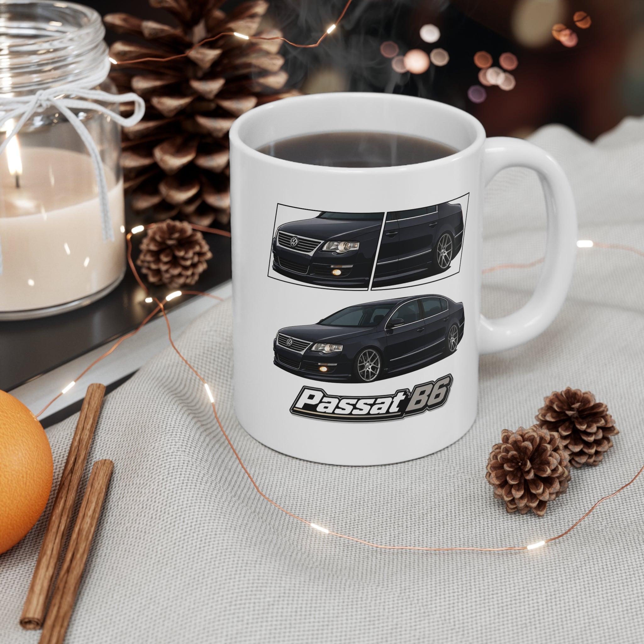 BLACK B6 PASSAT MUG