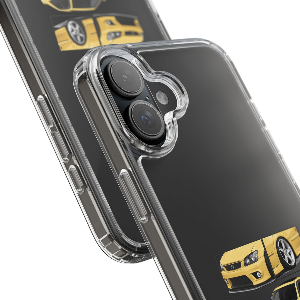 YELLOW LEXUS IS200 PHONE CASES