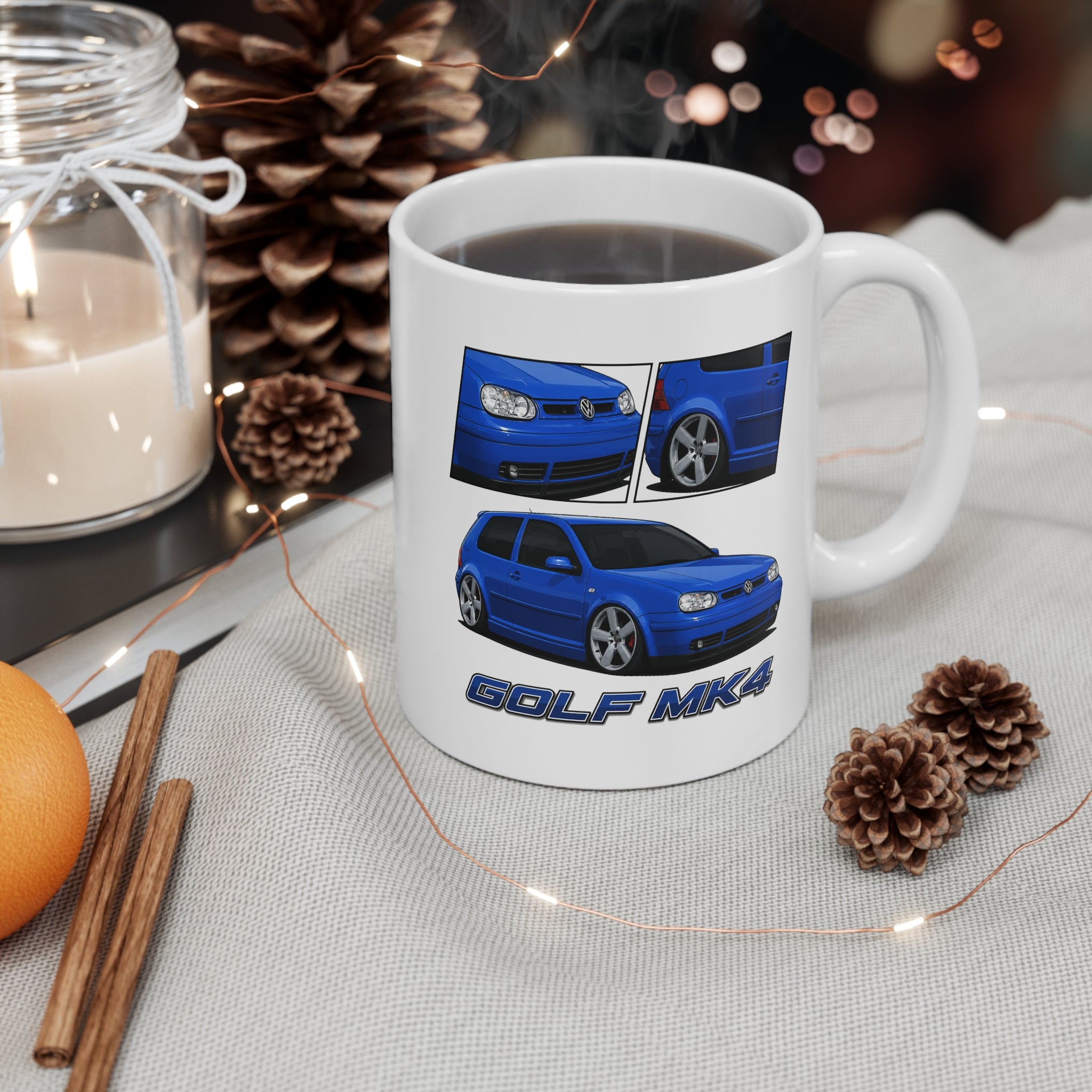 JAZZ BLUE VW MK4 GOLF MUG