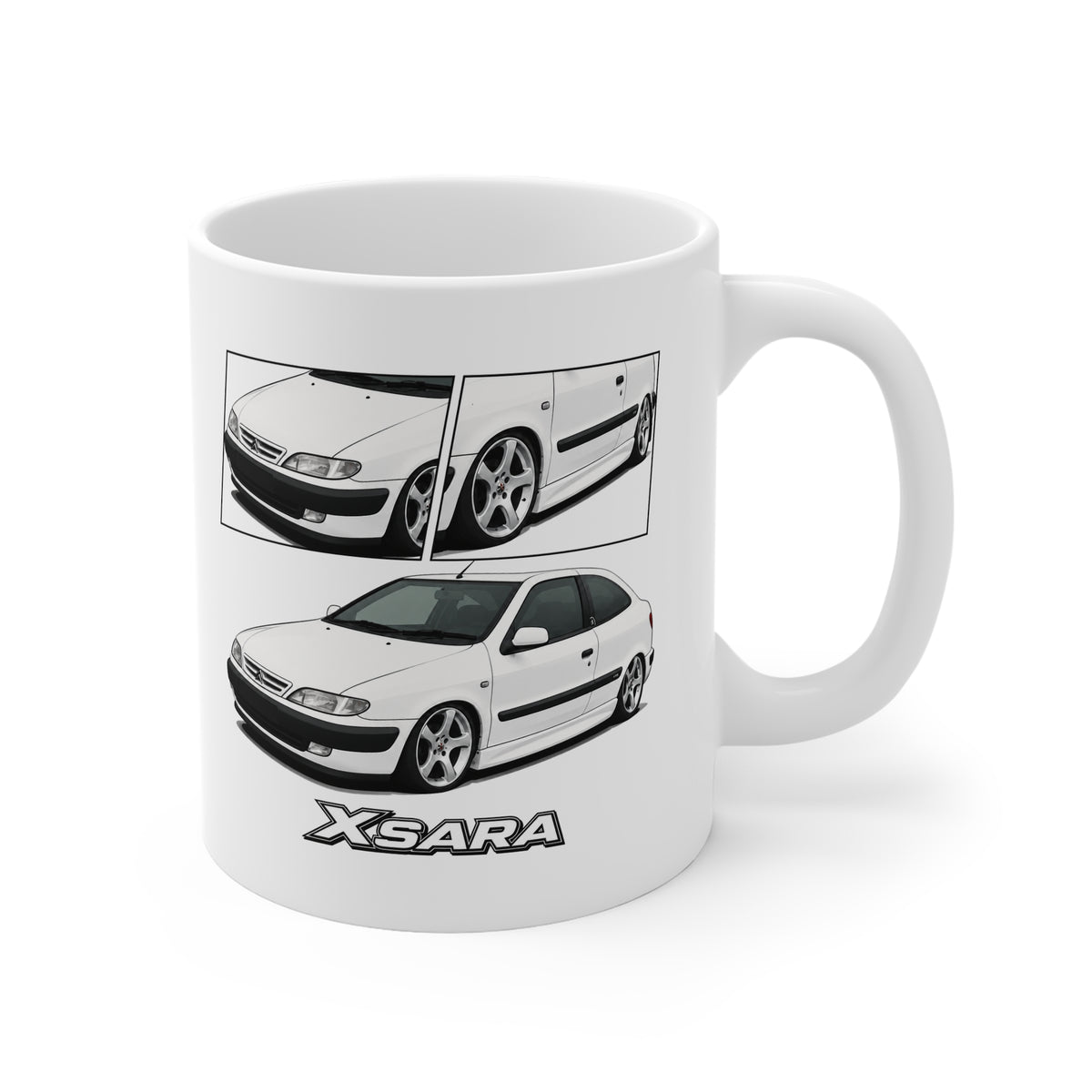 WHITE CITROËN XSARA MUG