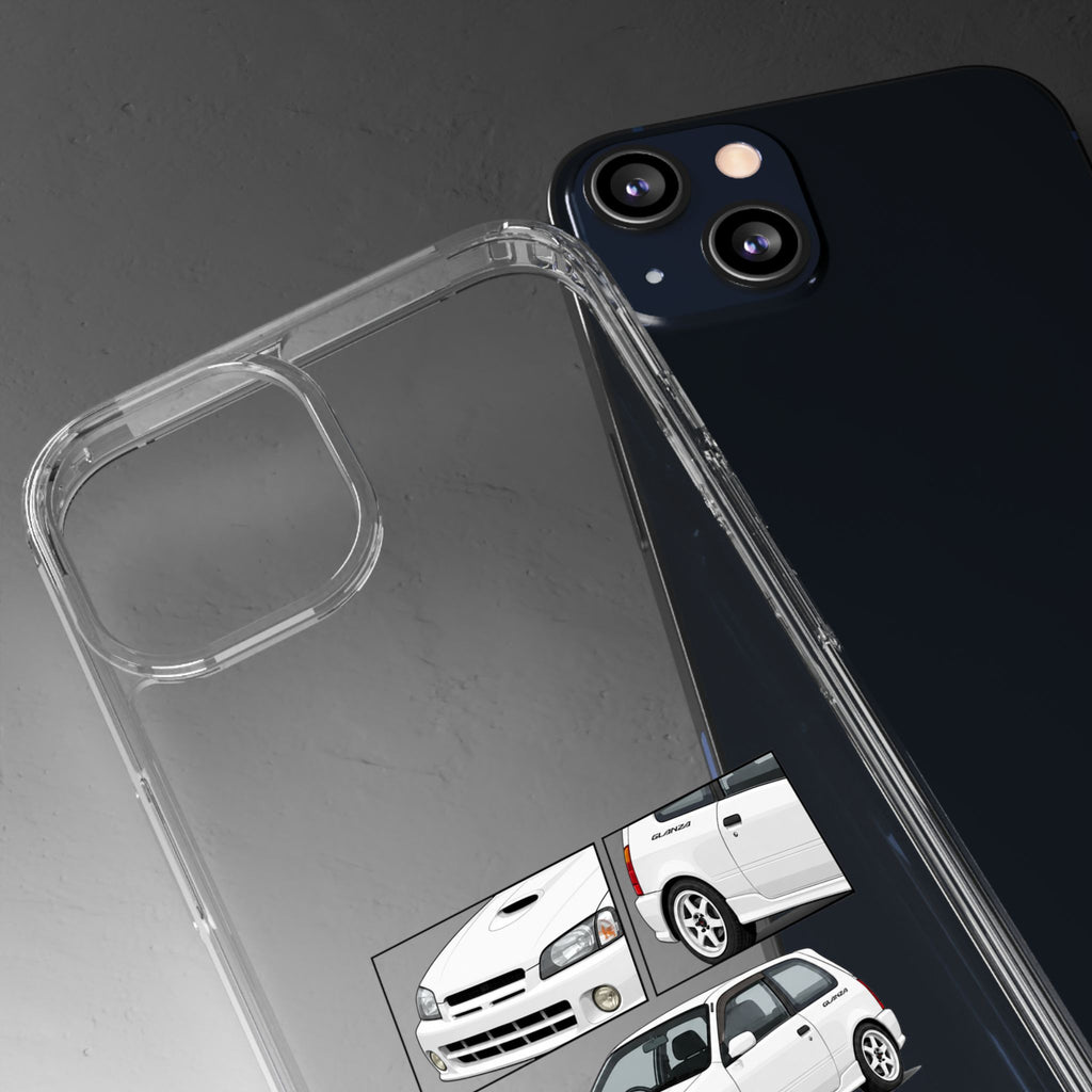 WHITE TOYOTA GLANZA PHONE CASES