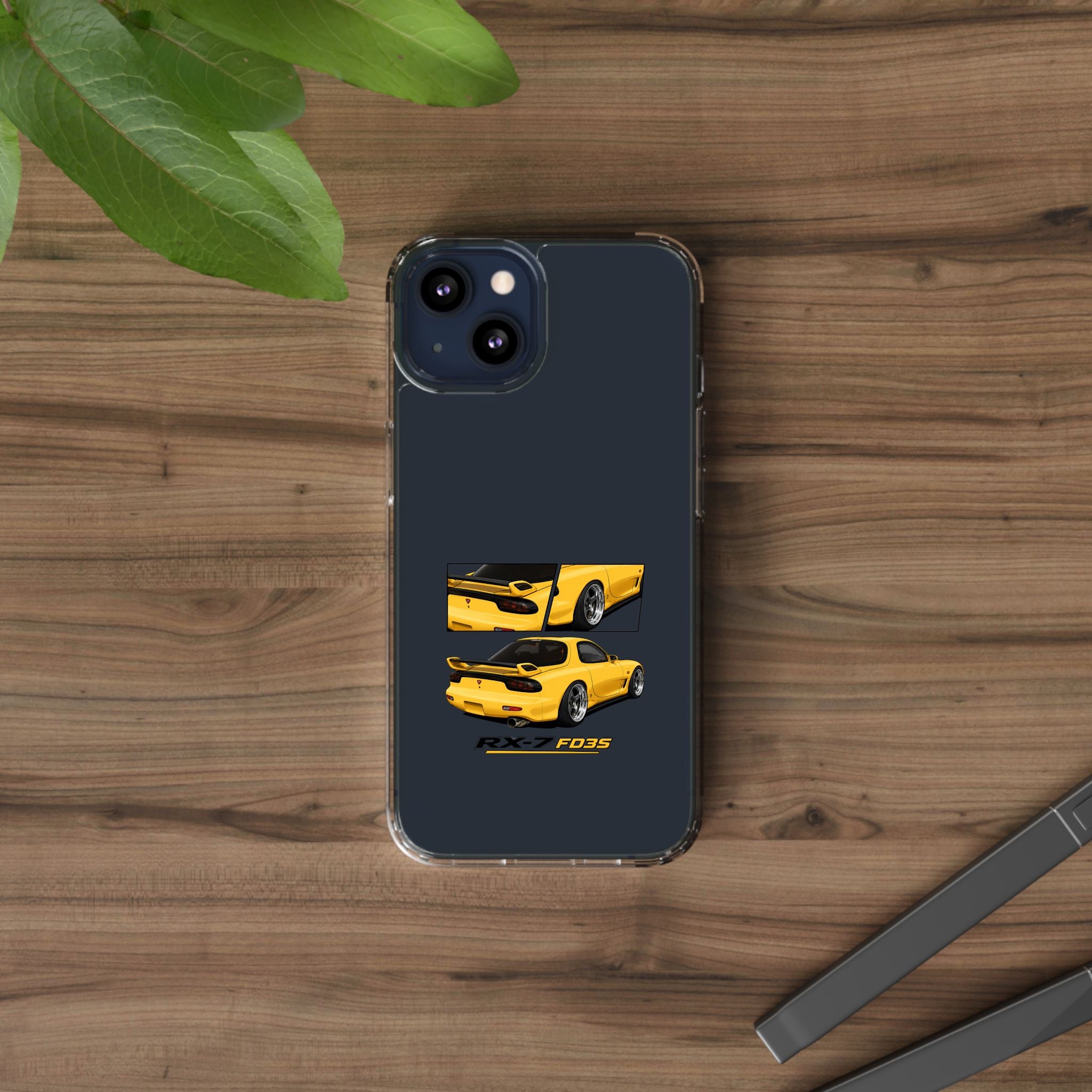YELLOW MAZDA RX7 PHONE CASES