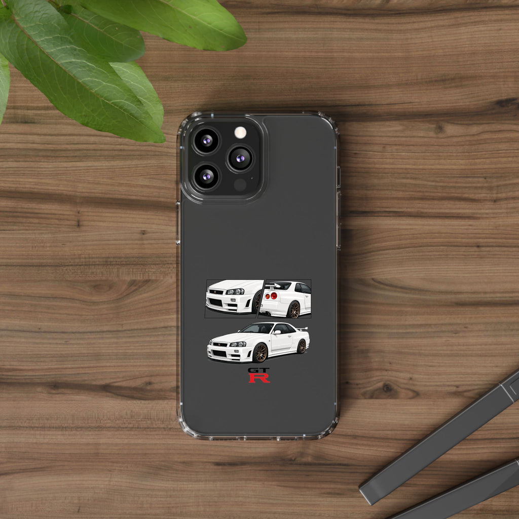 WHITE R34 GTR PHONE CASES