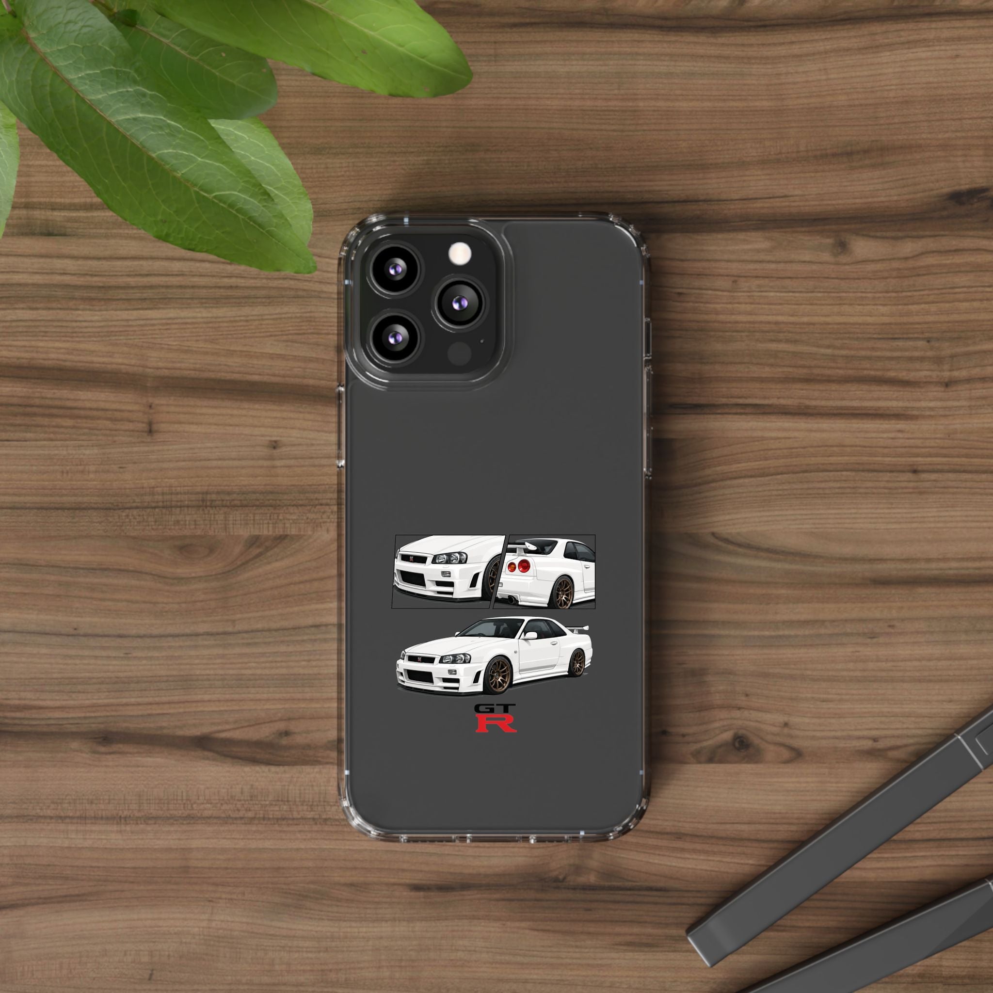 WHITE R34 GTR PHONE CASES