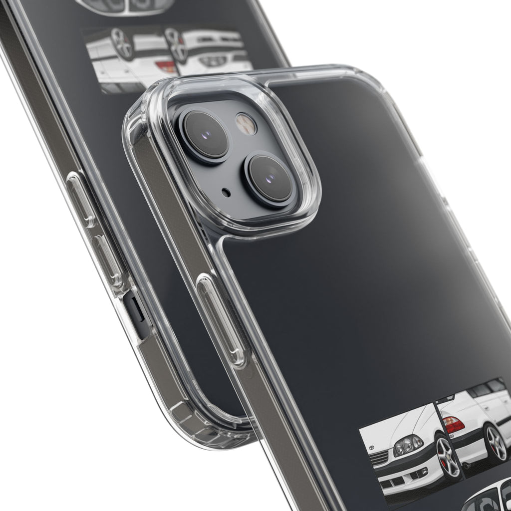 WHITE TOYOTA AVENSIS PHONE CASES