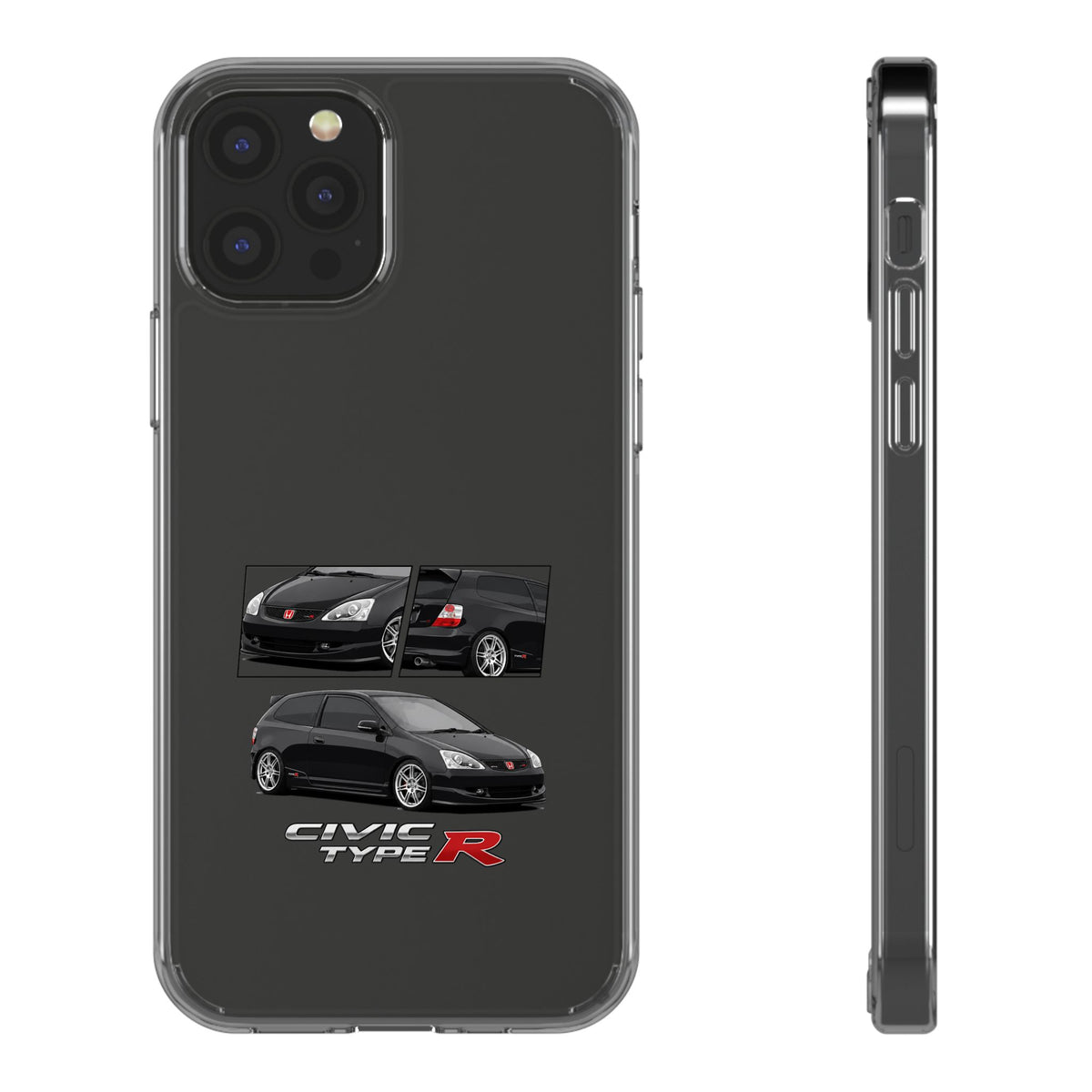 BLACK EP3 TYPE R PHONE CASES