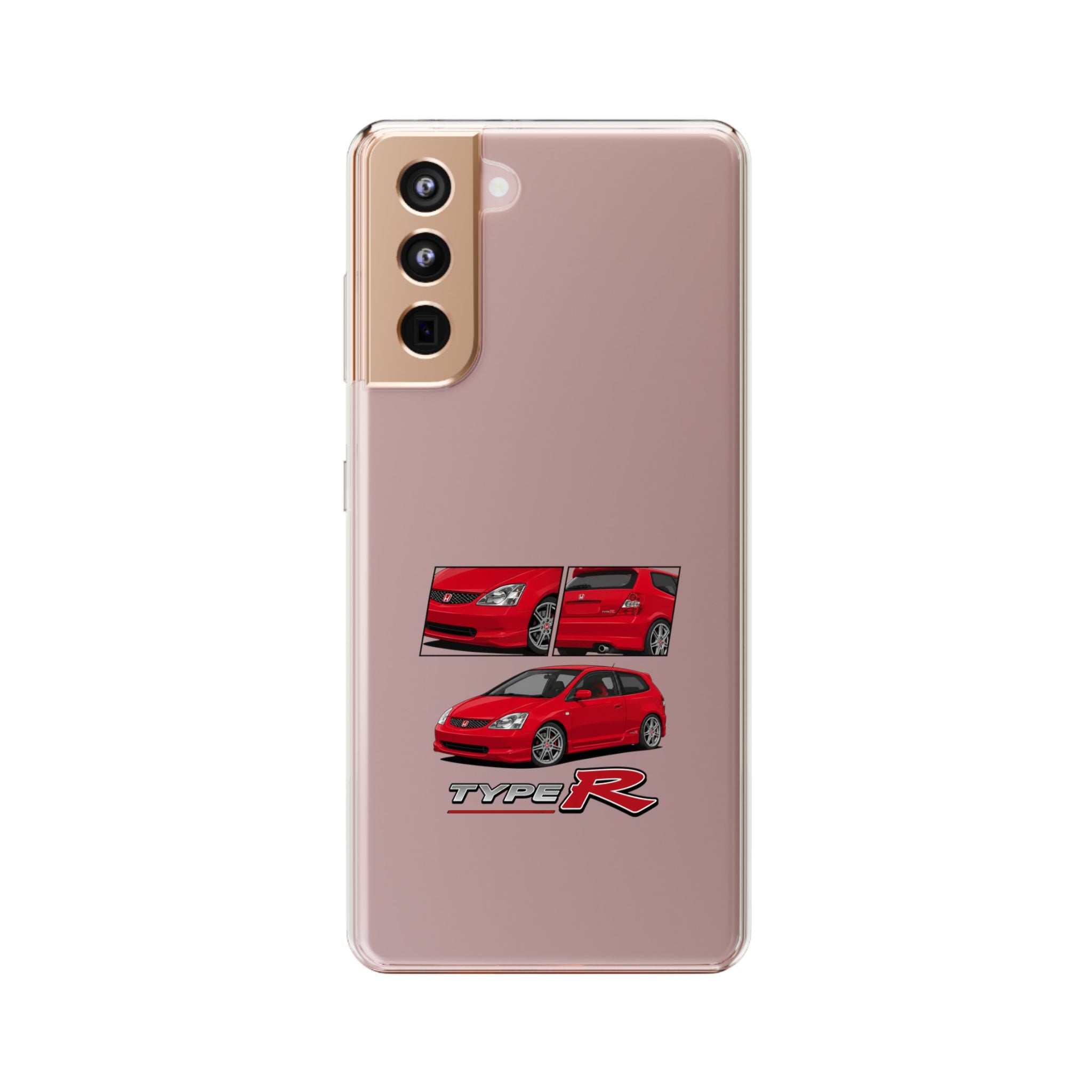 RED CIVIC TYPE R PHONE CASES