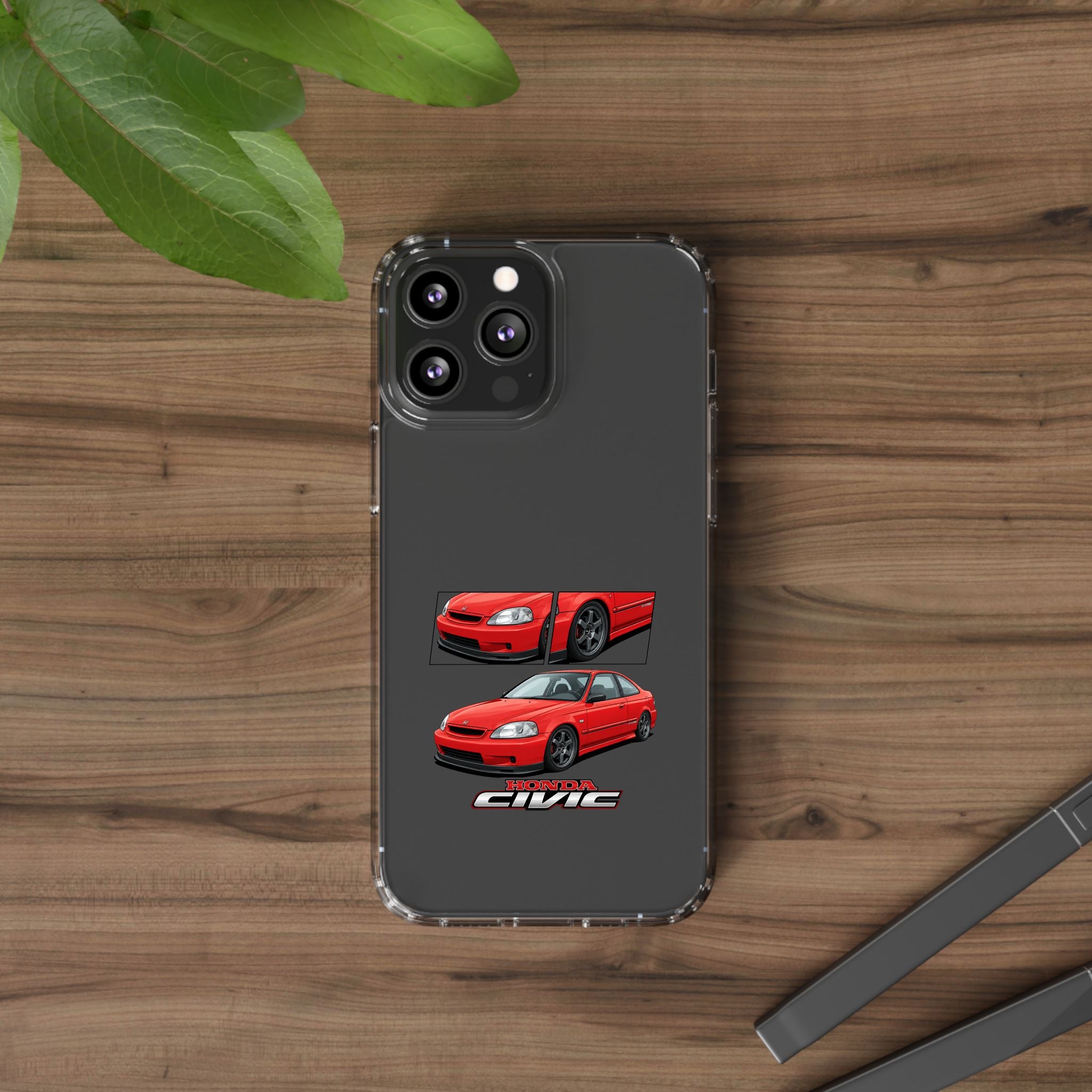 RED CIVIC EK COUPE PHONE CASES