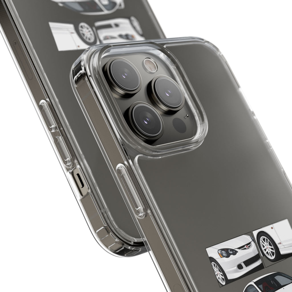 WHITE INTEGRA DC5 TYPE R PHONE CASES