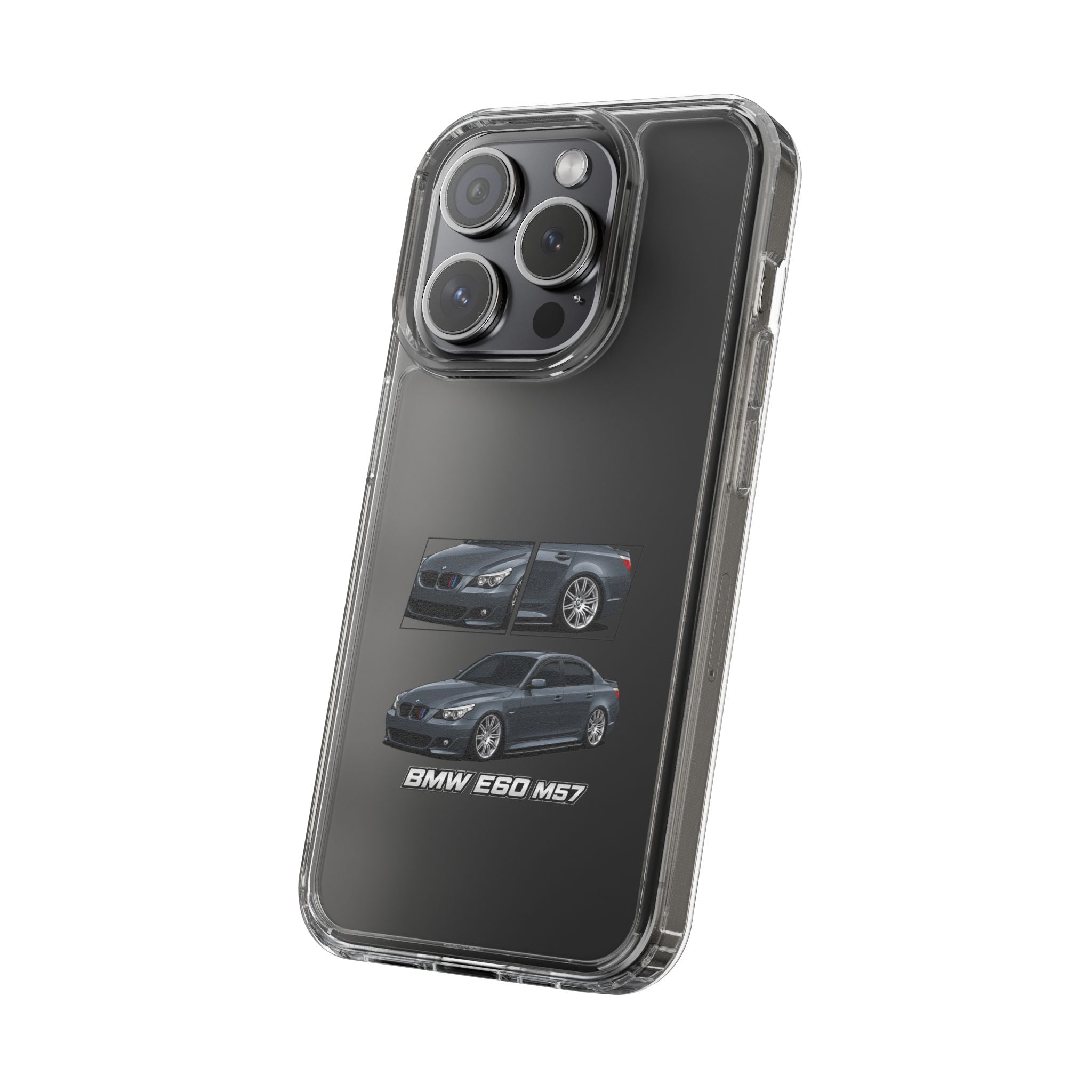 GREY BMW E60 PHONE CASES