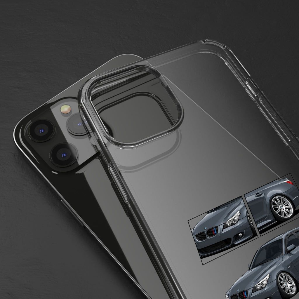 GREY BMW E60 PHONE CASES