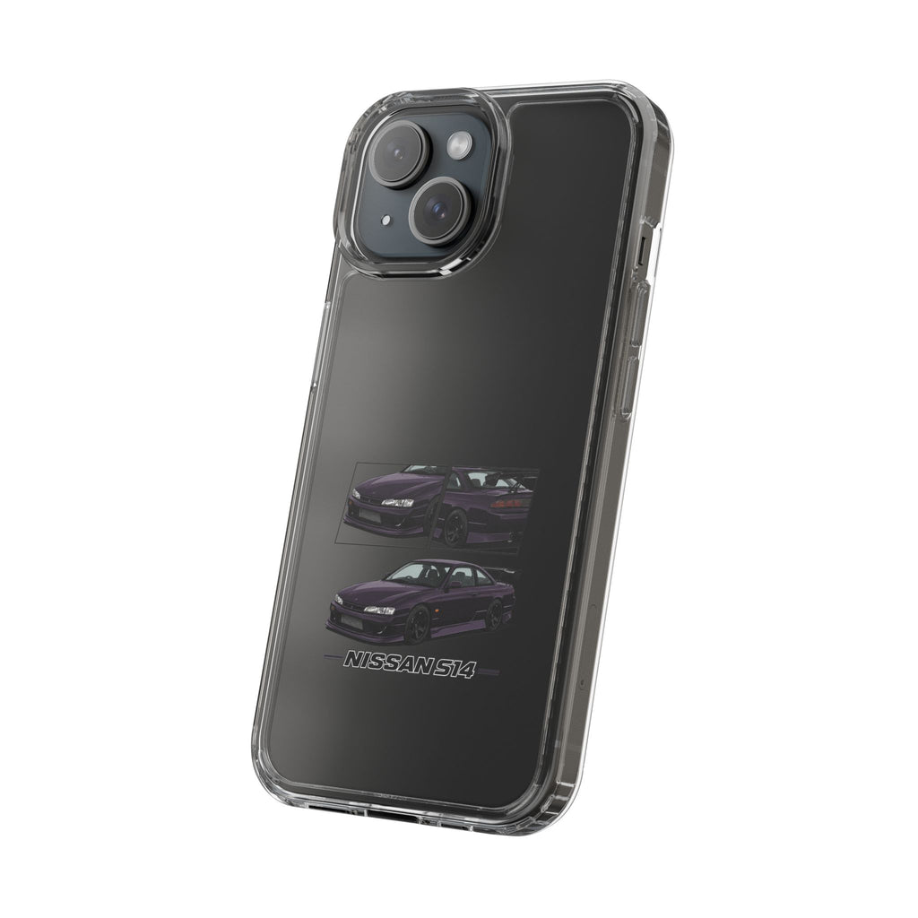 PURPLE NISSAN S14 PHONE CASES