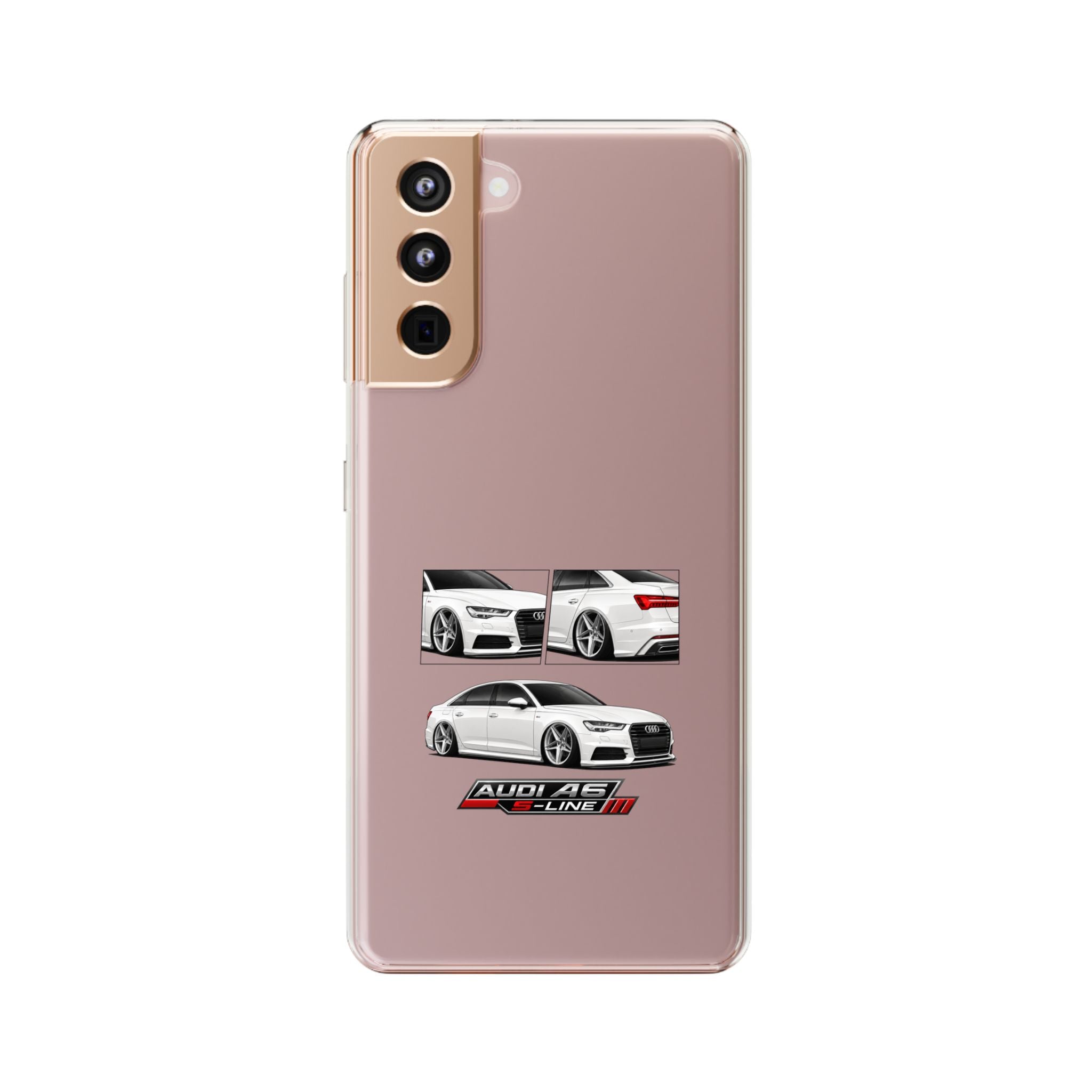 WHITE AUDI A6 PHONE CASES