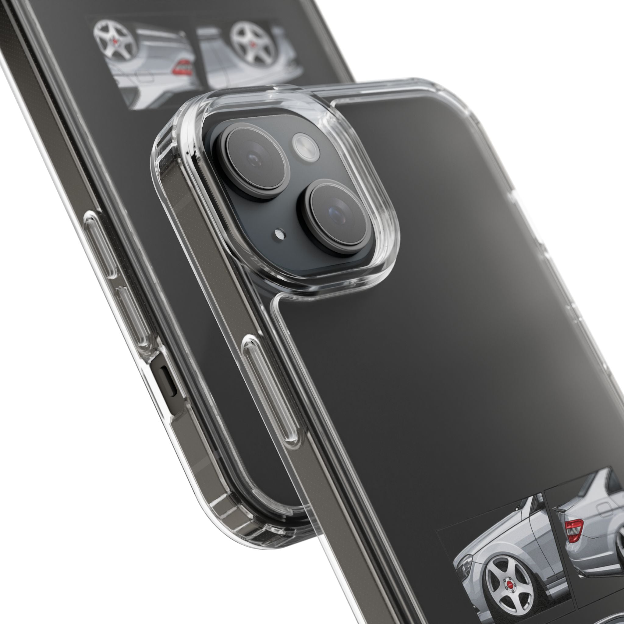 SILVER MERC C-CLASS PHONE CASES