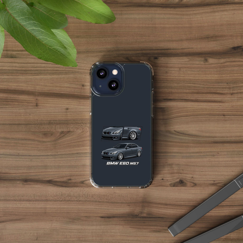 GREY BMW E60 PHONE CASES