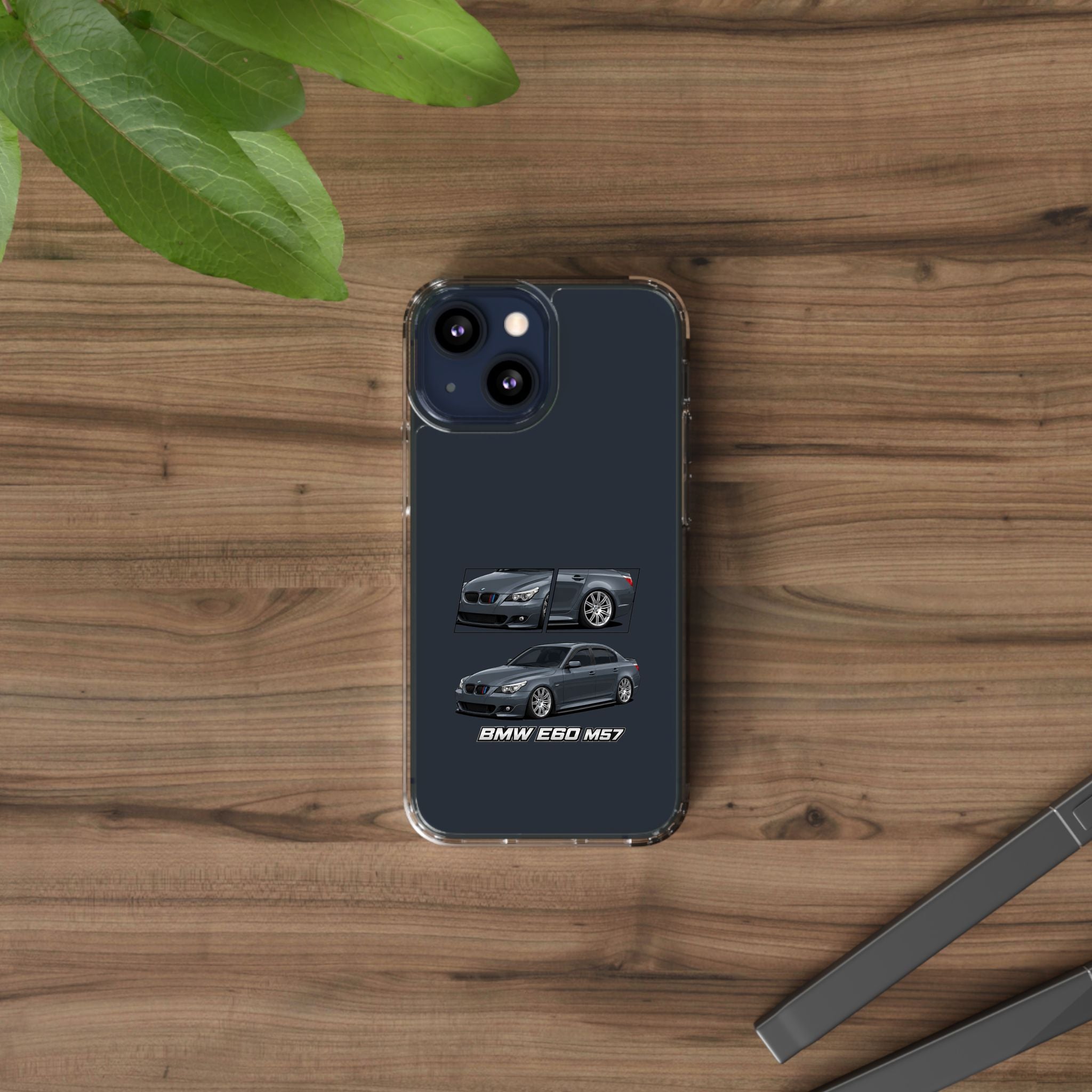 GREY BMW E60 PHONE CASES