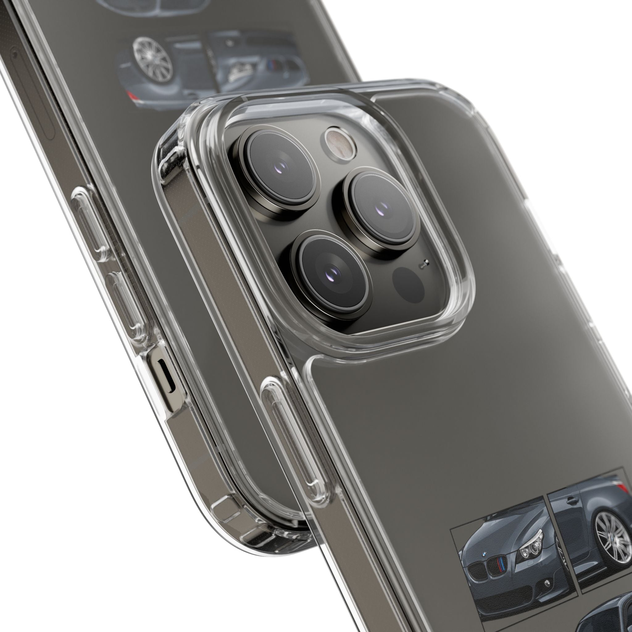 GREY BMW E60 PHONE CASES