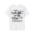 WHITE 306 SEDAN T-SHIRT