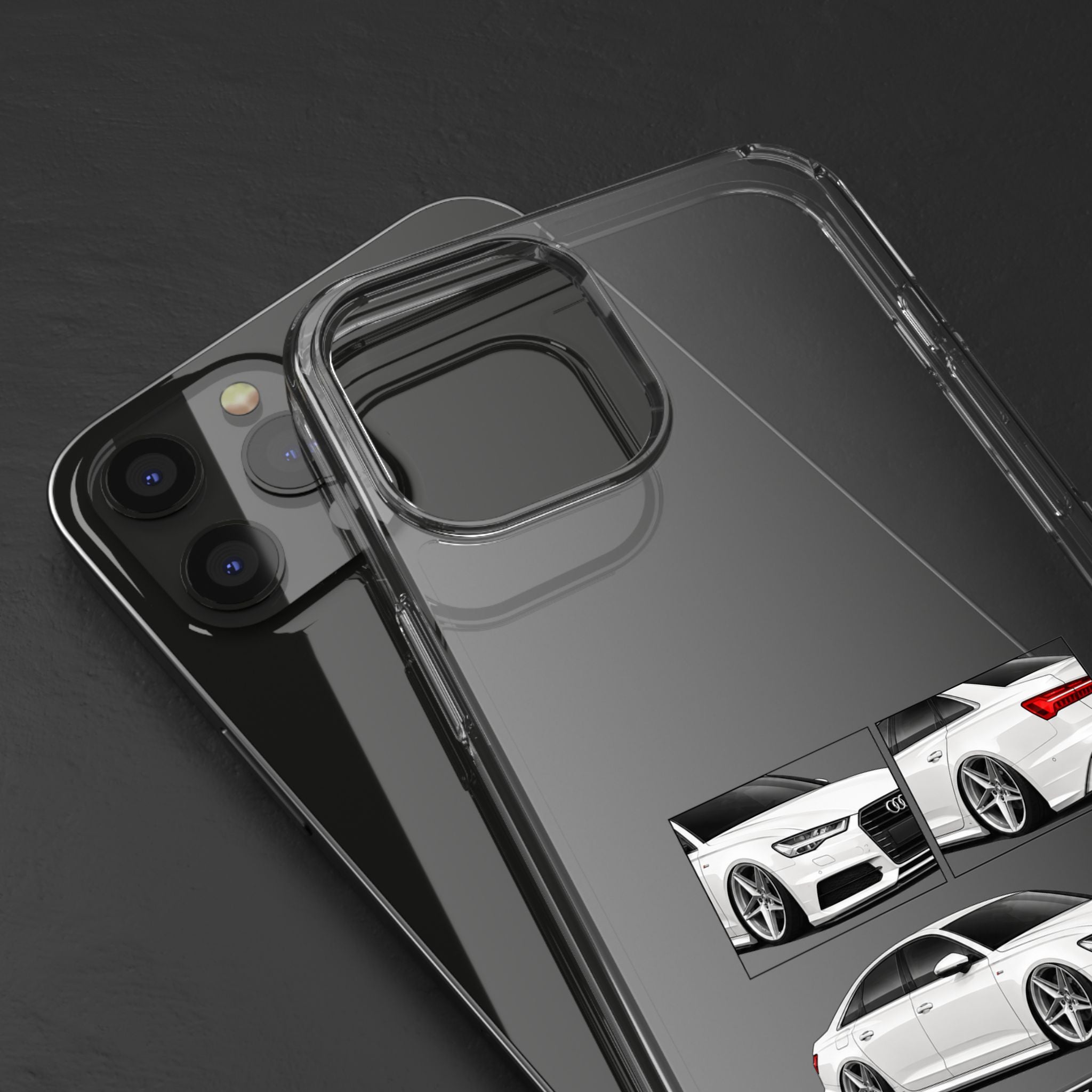 WHITE AUDI A6 PHONE CASES