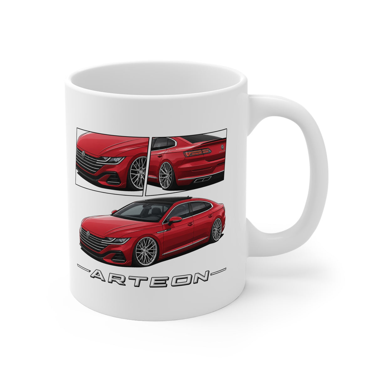 RED VW ARTEON MUG