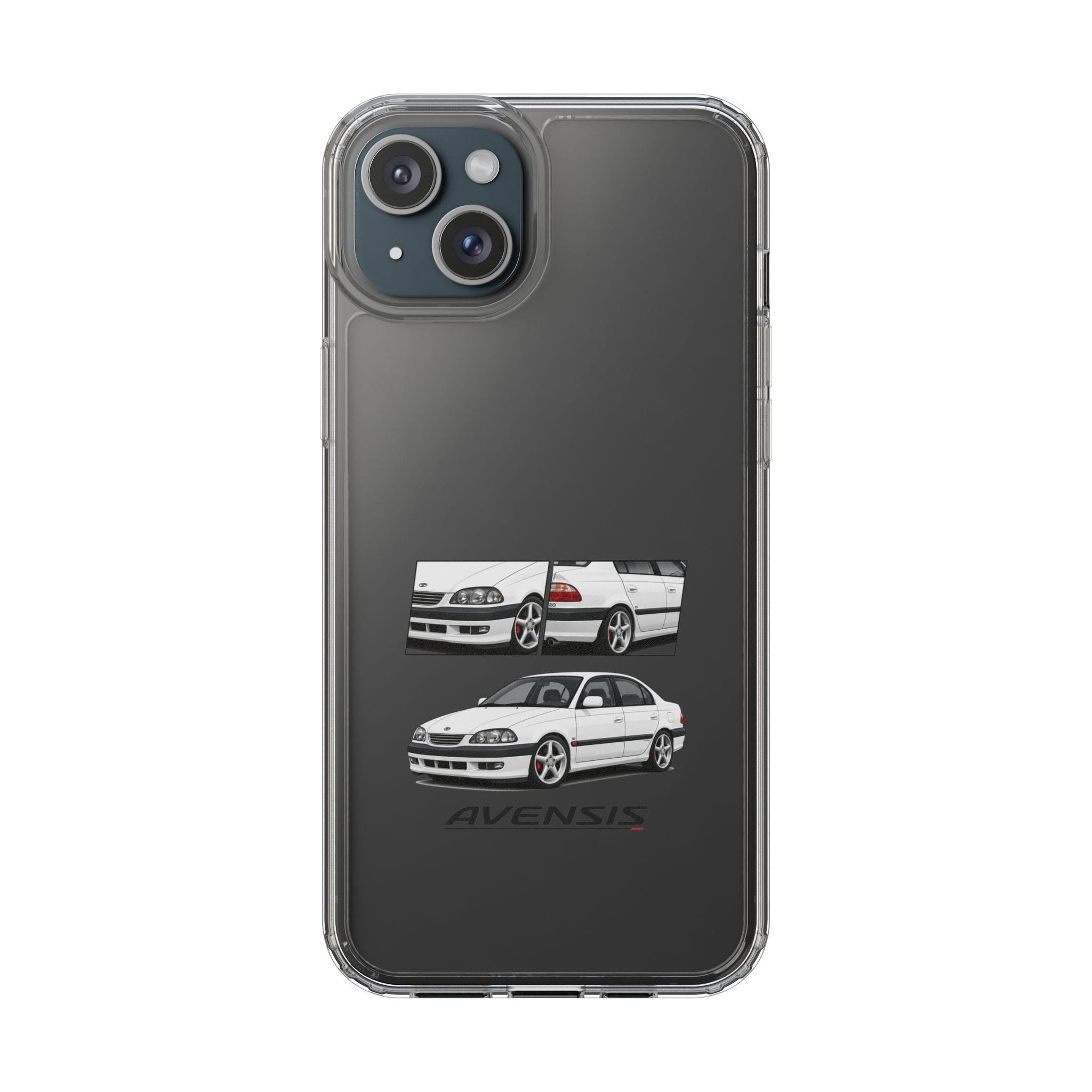 WHITE TOYOTA AVENSIS PHONE CASES