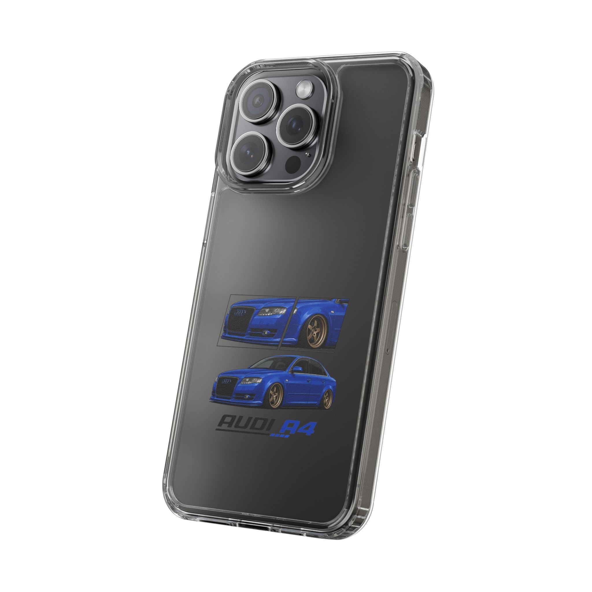BLUE B7 AUDI A4 PHONE CASES