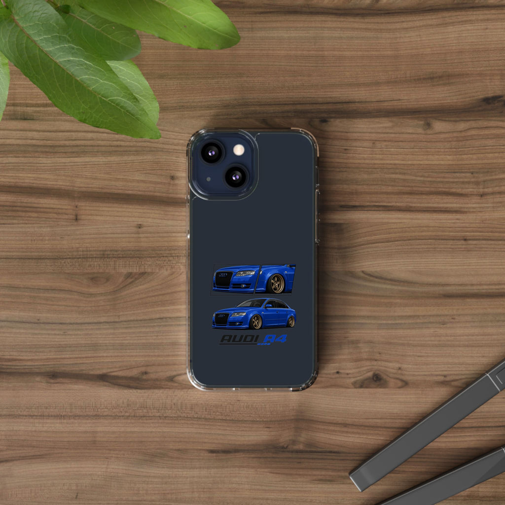 BLUE B7 AUDI A4 PHONE CASES