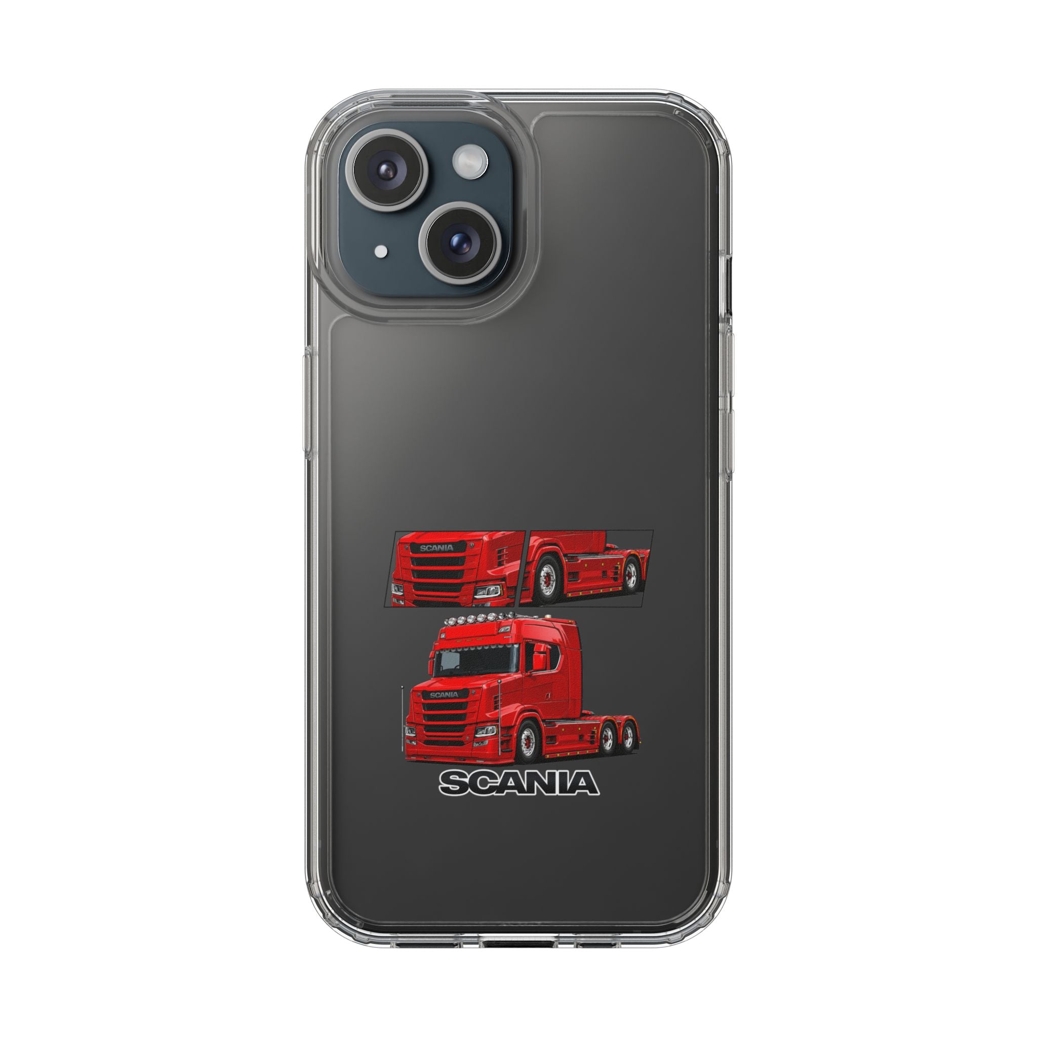 RED SCANIA T-CAB PHONE CASES