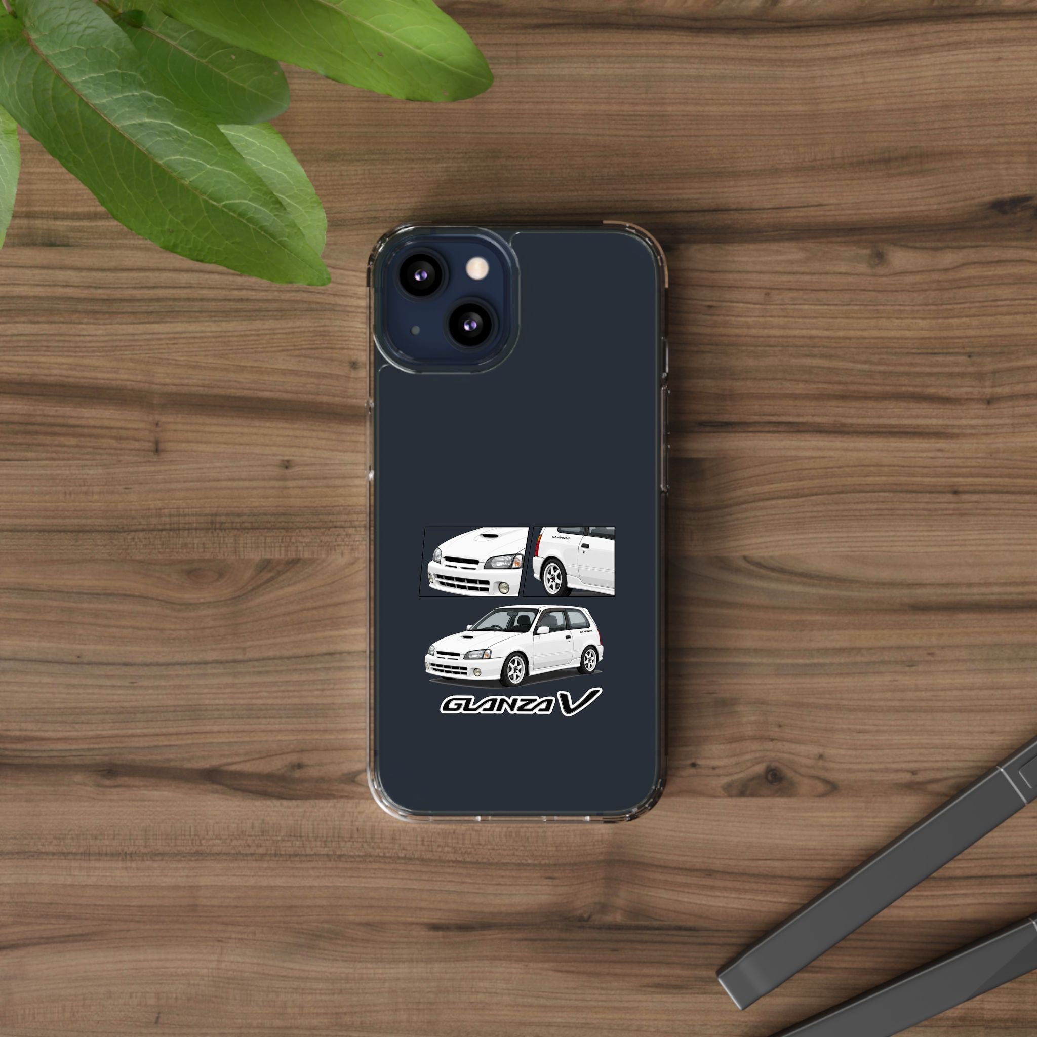 WHITE TOYOTA GLANZA PHONE CASES