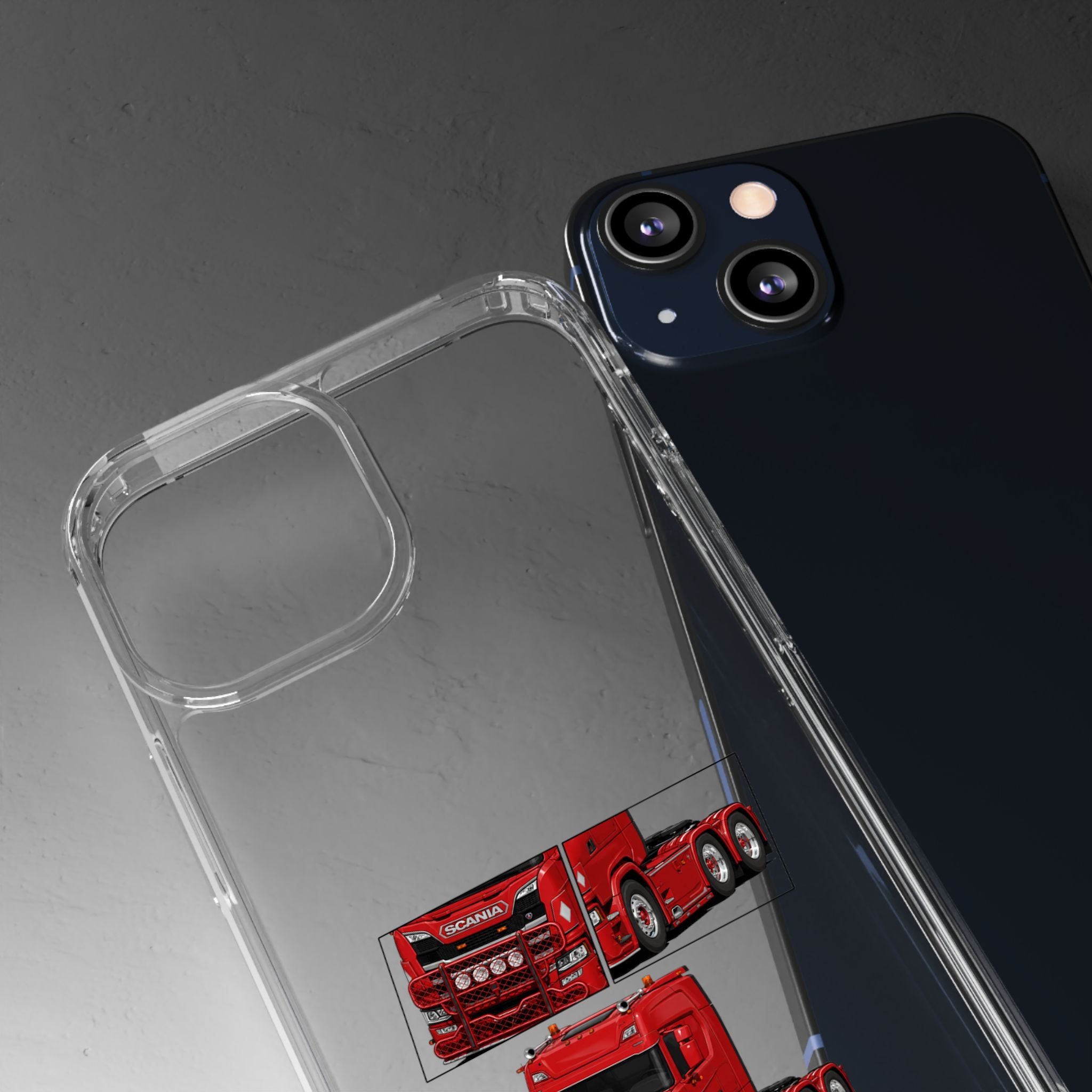 RED SCANIA S-SERIES PHONE CASES