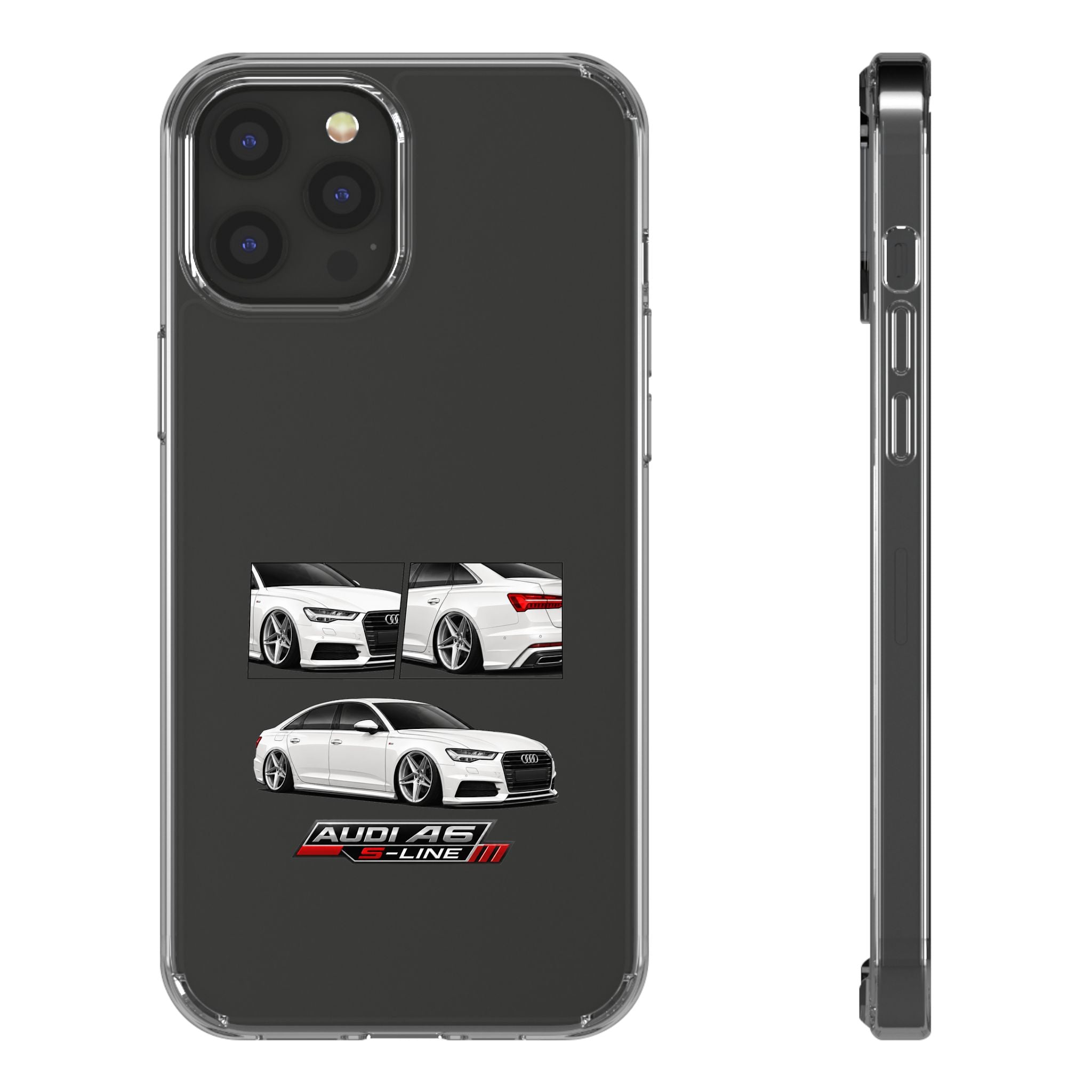 WHITE AUDI A6 PHONE CASES