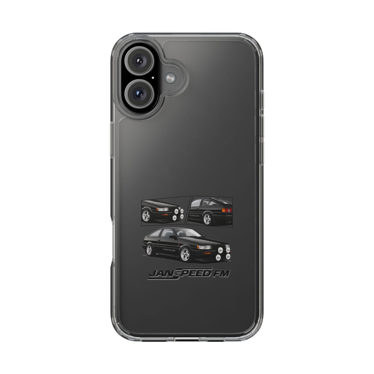 BLACK AE86 TWINCAM PHONE CASES