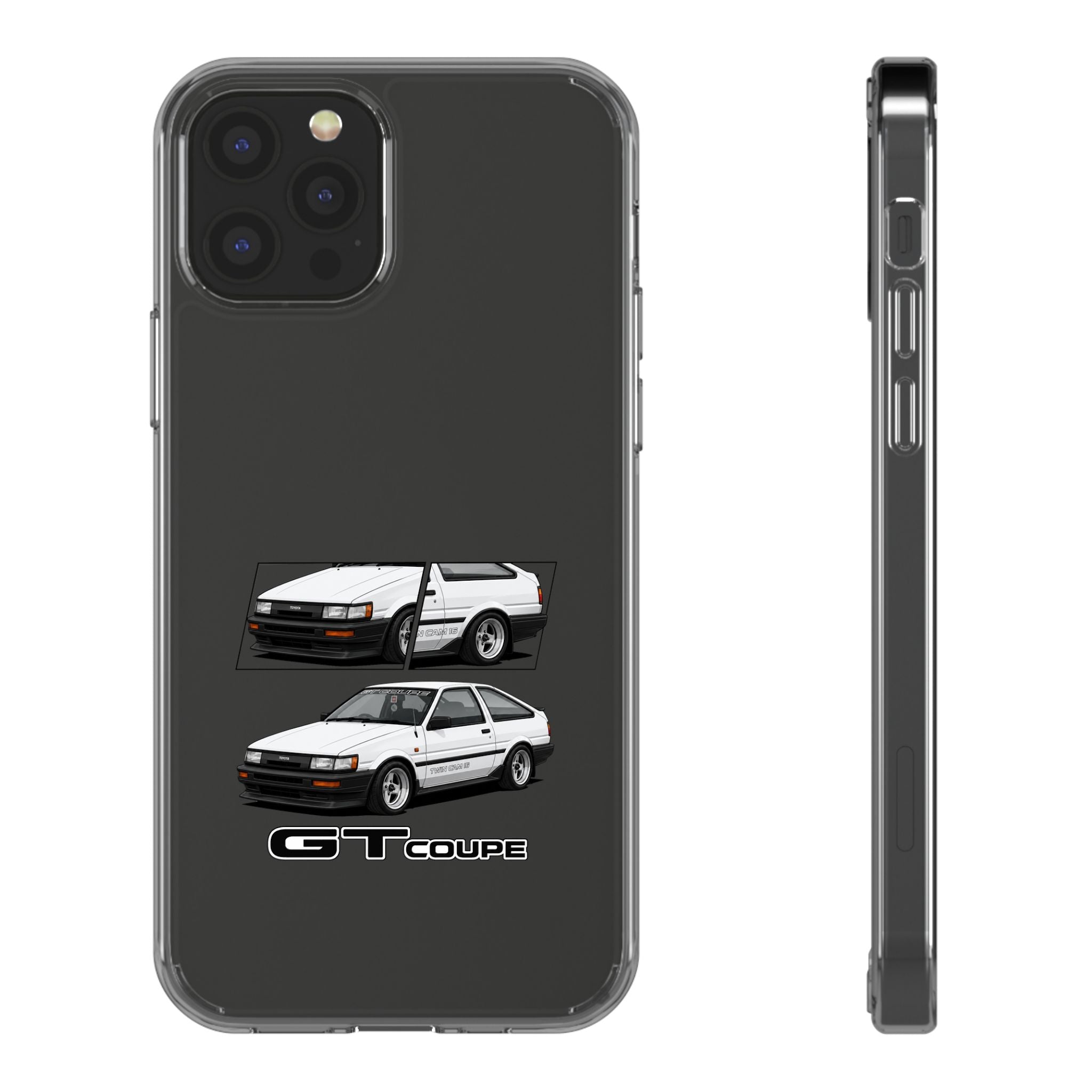 WHITE AE86 TWINCAM PHONE CASES