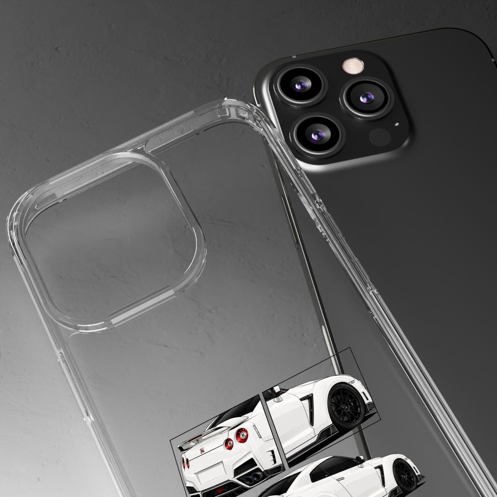 WHITE NISSAN GTR PHONE CASES