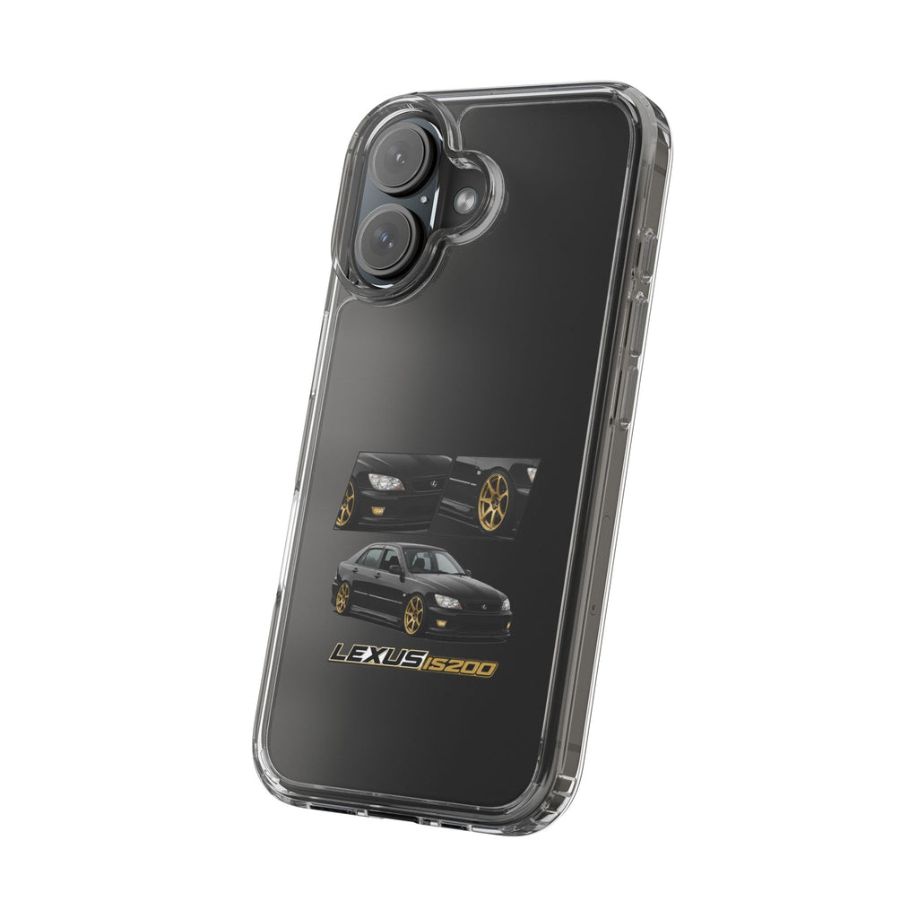 BLACK LEXUS IS200 PHONE CASES