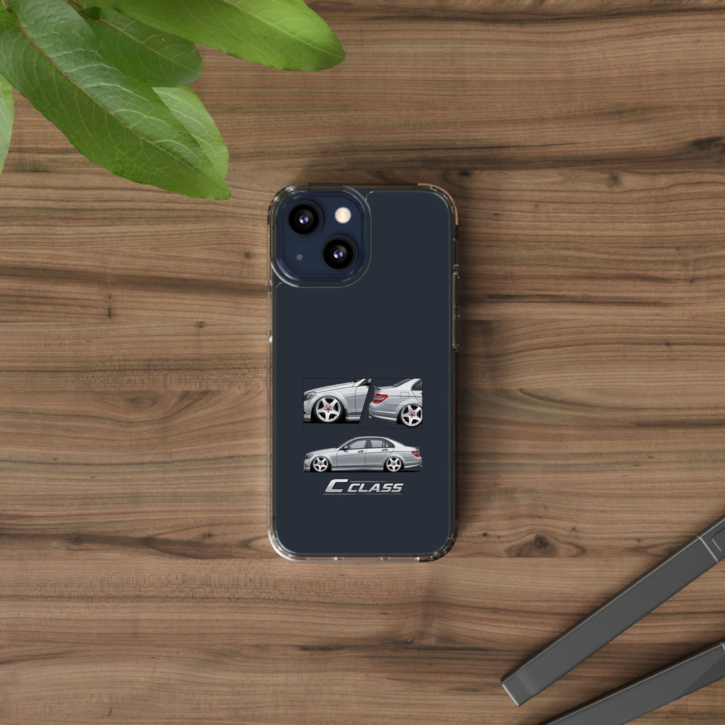 SILVER MERC C-CLASS PHONE CASES